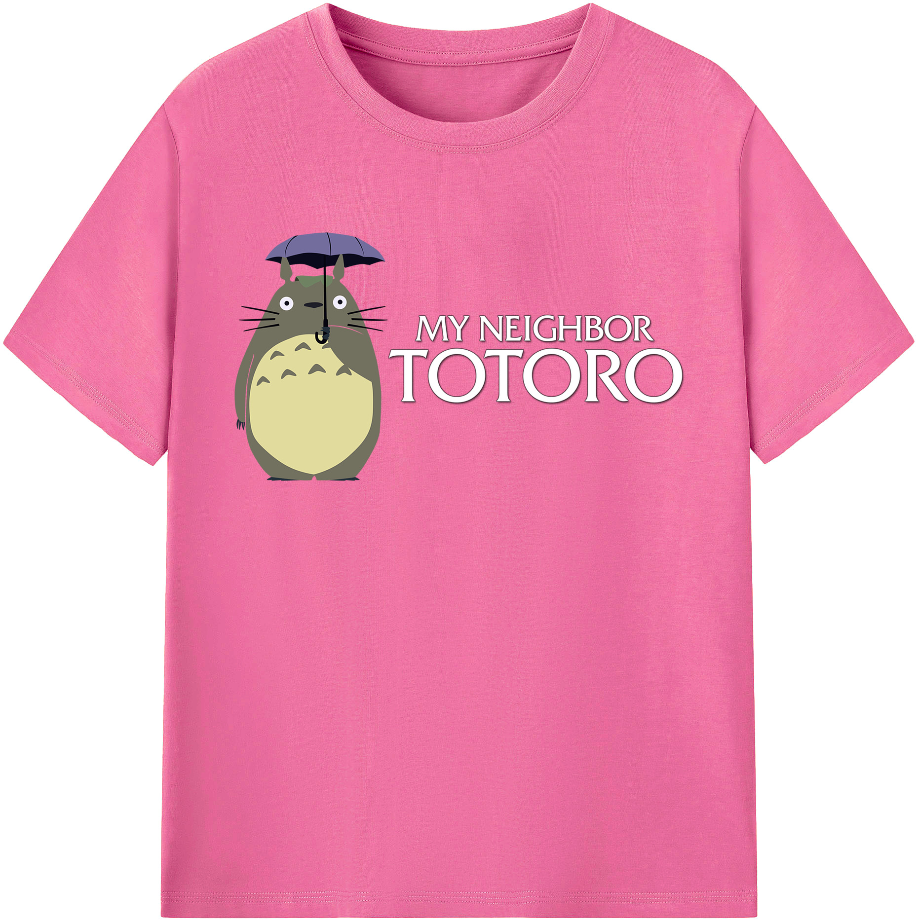 （画像用） となりのトトロ 草壁メイ 草壁サツキ My Neighbor Totoro Satsuki Kusakabe Mei Kusakabe レディースカジュアルプリントTシャツ（綿100％）